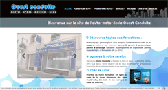 Desktop Screenshot of ouestconduite.com