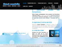 Tablet Screenshot of ouestconduite.com